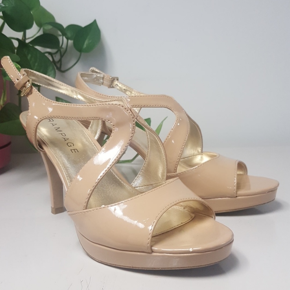 EUC Strappy Peep-toe Sandals